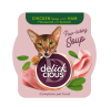 Delickcious Chicken Soup with Ham Mokra Karma z kurczakiem dla kota 80g