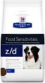 Hills Prescription Diet Pies z/d Canine Food Sensitivities Sucha Karma 2x10kg DWU-PAK