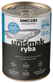 Uniszki Unismak Adult Mokra Karma z rybą dla psa 410g