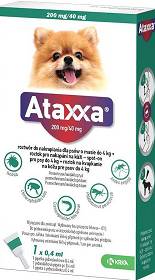 KRKA Ataxxa Krople na kleszcze i pchły dla psa 1.5-4kg (1 pipeta 0.4ml)