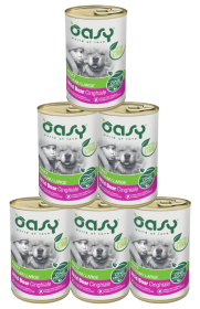 Oasy One Protein Adult Medium/Large Wild Boar Mokra Karma z dziczyzną dla psa 6x400g PAKIET