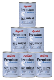 Comfy Appetit Premium Mokra Karma z łososiem dla psa 6x400g PAKIET