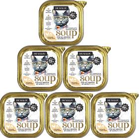 Dr Malou Freeze Dried Soup Liofilizowana Zupka z kurczakiem i żółtkiem jaja dla kota 10x12g PAKIET