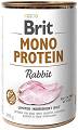 Brit Mono Protein Pies Rabbit Mokra Karma z królikiem 400g