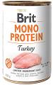 Brit Mono Protein Pies Turkey Mokra Karma z indykiem 400g