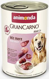 Animonda Pies GranCarno Adult Mokra Karma z wołowiną i sercami 400g