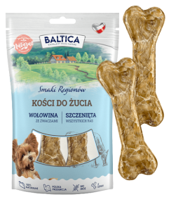 Baltica Smaki Regionów Kość z wołowiną dla szczeniąt 2szt.