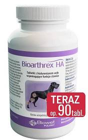 Biowet Bioarthrex HA suplement diety dla psa 90 tab.