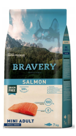 Bravery Adult Mini Salmon Sucha Karma z łososiem dla psa 7kg 