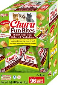 Inaba Ciao Churu Fun Bites Chicken with Pumpkin Recipe Przysmak dla kota 8x12g