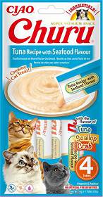 Inaba Ciao Churu Tuna & Seafood Recipe przysmak 4x14g