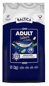 Baltica Hypoallergenic Adult Large Salmon with Rabbit Sucha Karma z łososiem i królikiem dla psa 9kg