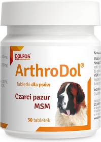 Dolfos ArthroDol suplement diety dla psa 30 tab.
