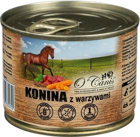 O'Canis Mokra Karma z koniną i warzywami dla psa 200g