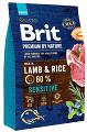 Brit Premium by Nature Pies Adult Sensitive Lamb & Rice Sucha Karma z jagnięciną 3kg
