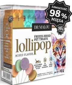 Dr Malou Lollipop Przysmak Lizaki dla kota 25g MIX