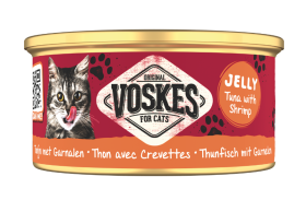 Voskes Original Kot Jelly Tuna with Shrimp Mokra Karma z tuńczykiem i krewetką 85g