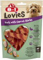 8in1 Lovies Duck with Carrot Sticks Przysmaki z kaczką i marchewką dla psa 80g