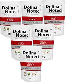 Dolina Noteci Pies Premium Adult Beef Mokra Karma z wołowiną 10x500g SASZETKA
