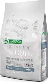 Nature's Protection Adult Small Superior Care White Dogs Fish Sucha Karma z rybą dla psa z białą sierścią 1.5kg