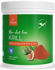 Pokusa RawDietLine Krill suplement dla psa i kota 150g