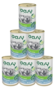 Oasy One Protein Adult Medium/Large Lamb Mokra Karma z jagnięciną dla psa 6x400g PAKIET