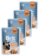 Brit Premium Kot with Turkey Fillets for Adult Cats Gravy Mokra Karma z indykiem 12x85g PAKIET