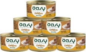 Oasy Caprice Mousse with Chicken Adult Mokra Karma z kurczakiem dla kota 18x85g PAKIET