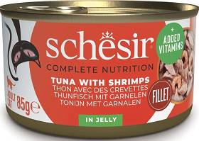 Schesir Adult Tuna&Shrimps in Jelly Mokra Karma z tuńczykiem i krewetkami dla kota 85g