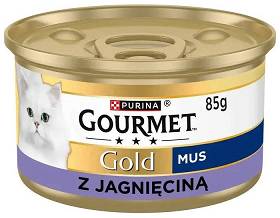 Gourmet Gold Kot Mokra Karma z jagnięciną (mus) 85g