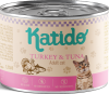 Katido Adult Turkey & Tuna Mokra Karma z indykiem i tuńczykiem dla kota 200g