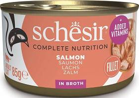 Schesir Adult Salmon in Broth Mokra Karma z łososiem dla kota 85g