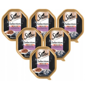 Sheba Kot Selection in Sauce Mokra karma z cielęciną w sosie 22x85g PAKIET