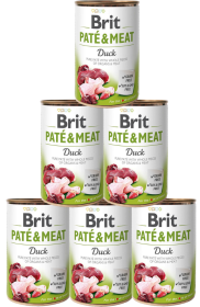 Brit Pate & Meat Pies Duck Mokra Karma z kaczką 6x800g PAKIET