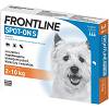 Frontline Spot On na kleszcze i pchły krople dla psa od 2 do 10kg rozm. S (3 pipety)
