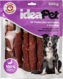 IdeaPet O! Pałeczka wołowa z kaczką przysmak 500g