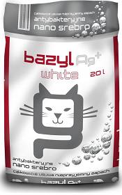 Bazyl Ag+ White Żwirek bentonitowy Lawenda poj. 20l