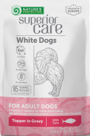 Nature's Protection Adult Superior Care White Dogs Tuna Mokra Karma z tuńczykiem dla psa 70g