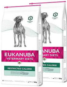 Eukanuba Pies Restricted Calorie Sucha Karma 2x12kg DWU-PAK