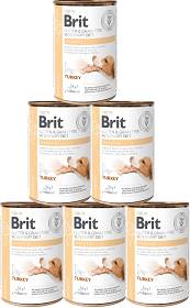 Brit Veterinary Diet Pies Hepatic Turkey Mokra Karma z indykiem 6x400g PAKIET