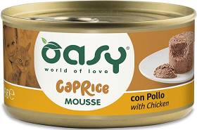 Oasy Caprice Mousse with Chicken Adult Mokra Karma z kurczakiem dla kota 85g