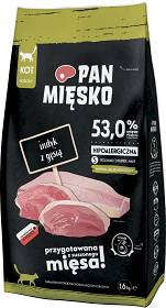 Pan Mięsko Kot Adult Small Sucha Karma z indykiem i gęsią 1,6kg