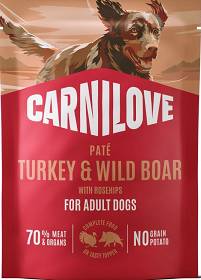 Carnilove Pies Adult Turkey&Wild Boar Mokra Karma z indykiem i dzikiem 300g