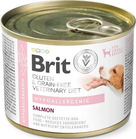 Brit Veterinary Diet Pies Hypoallergenic Salmon&Pea Mokra Karma z łososiem 200g