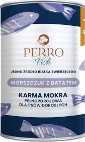 Perro Fish Mokra Karma z Morszczukiem i batatem dla psa 400g