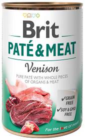 Brit Pate & Meat Pies Venison Mokra Karma z dziczyzną 400g