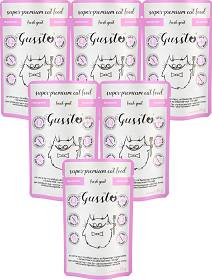 Gussto Fresh Kot Fresh Goat Mokra Karma z koziną 8x85g PAKIET