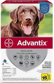 Bayer Advantix na kleszcze krople dla psa 25-40kg 4.0ml (4pipety)