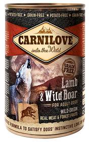 Carnilove Pies Lamb & Wild Boar Mokra Karma z jagnięciną i dzikiem 400g