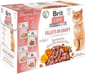 Brit Care Kot Adult Fillets in Gravy  Mokra karma 12x85g